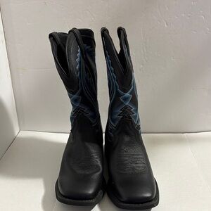 Durango Lil' Rebel Pro Youth Black Onyx Western Boot Sz 5.5 / Women’s Sz 8